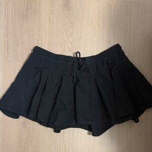 Anthropologie Black Mini Skirt